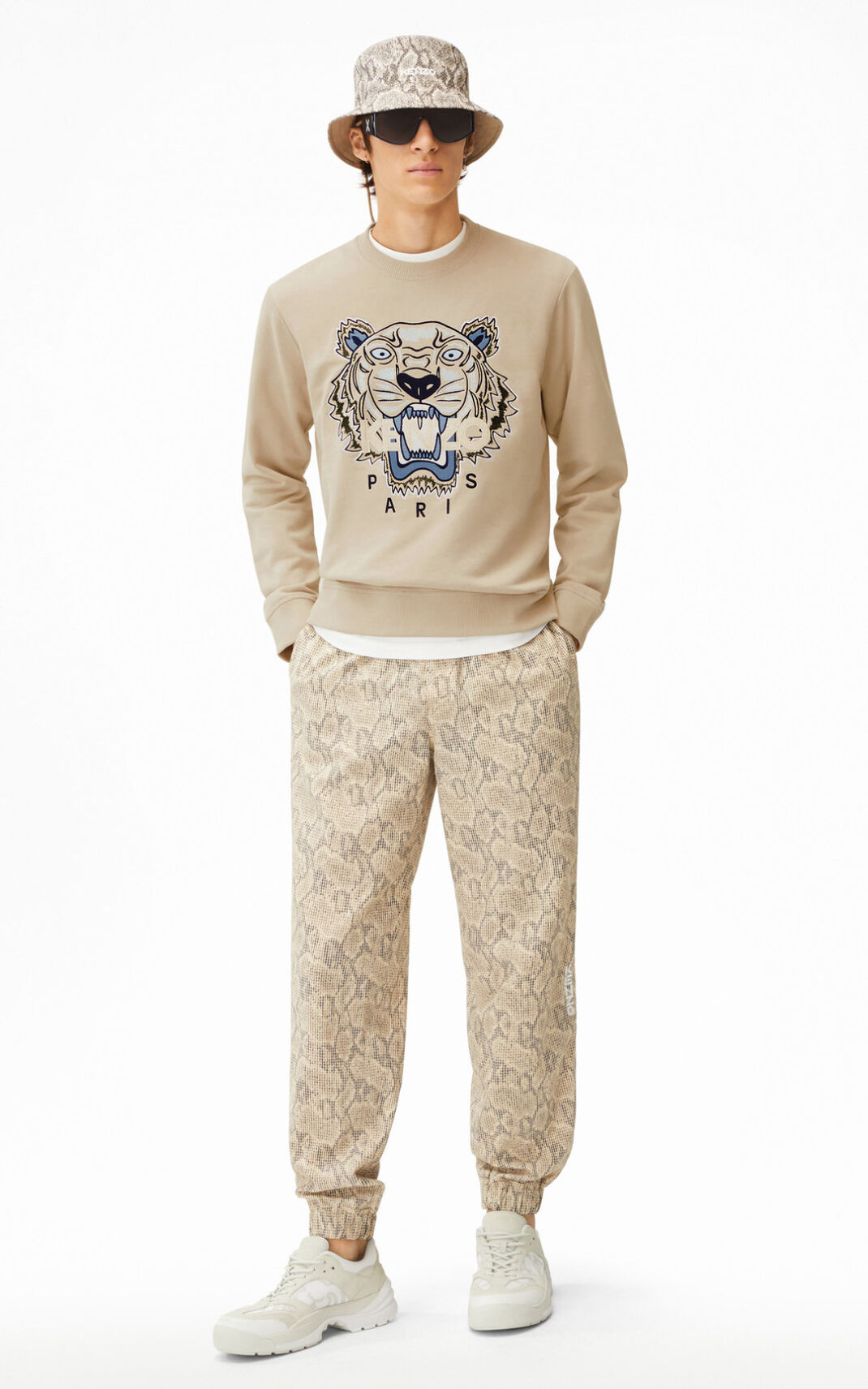 Sweat Kenzo Homme Tiger Marron GVZPW-0261